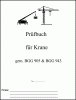 Prüfbuch für Krane kleine Ausgabe